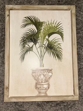 Ashland Green Palm Plant Framed Wall Art